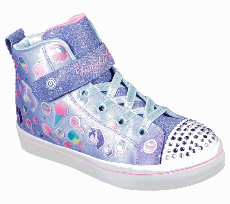 Skechers Flickor Ljus Blå/Olika Färger Sneakers - Twinkle Toes: Twi-Lites 2.0 - Magic Maker - Sverig